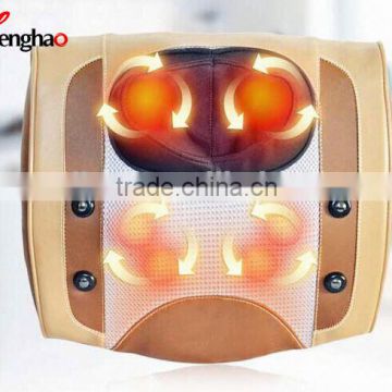 Hot Massage Pillow as seen on TV Shiatsu Massager Vibrating Infrared Heat Massage Cushion Kneading Massage Xiamen cheap price