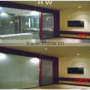 Opaque Eletric PDLC tempered Glass for Windows and Doors, PDLC switchable film/glass