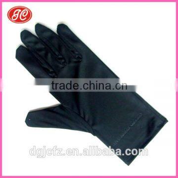 embossed logo black color Microfiber Cleaning Polishing Gloves for watch and Jewelry