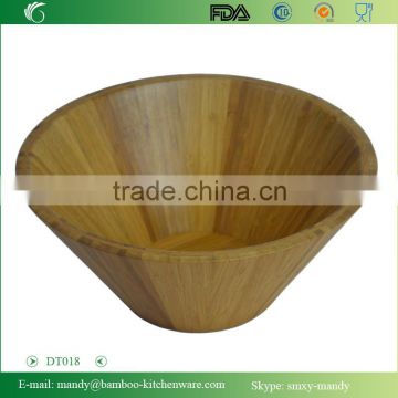 Custom Bamboo Salad Bowl with private brand