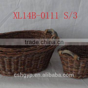 unpeeled willow basket