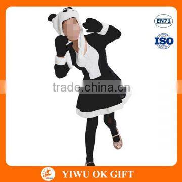 Wholesale Halloween Carnival Party Cartoon Kids Performance Panda Cotton Costume Suit