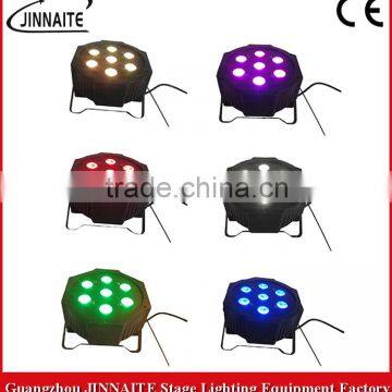 JINNAITE 7 * 3W RGBW/RGBA LED Wash Par Light