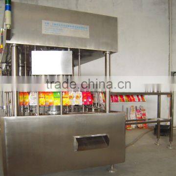 fruit juice spout pouch bag filling capping machine