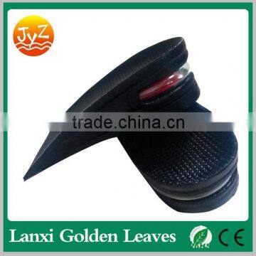 PU foam heel air cushion height increasing insole