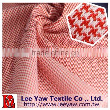 Polyester Houndstooth Jersey Fabric