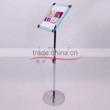 Acrylic Floor Stand Sign Holder,A4 Floor Stand Holder,Acrylic Sign Holder photo-2