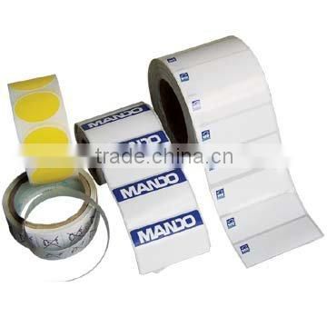 Guangzhou manufacturer vinyl labels adhesive label stickers