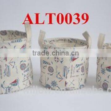 cheap china canvas set of three fabrtic bag for storage