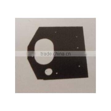 Escalator inlet faceplate, black, length 262mm, width 130mm, thickness 10mm