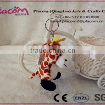 New Design Lovely Fashion High Quality Factory Price Promotional Gifts and Holiday Gifts Wholesale Plush Keychains Reindeer photo-3