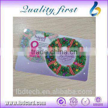 Fancy Merry Christmas Cards PVC Cards Supplier From China