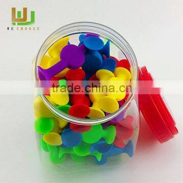 The Best Selection of 2016 Novelty Educational Gifts Novelty Silicone Sucker/creative Assembly Nut Silicon Toys