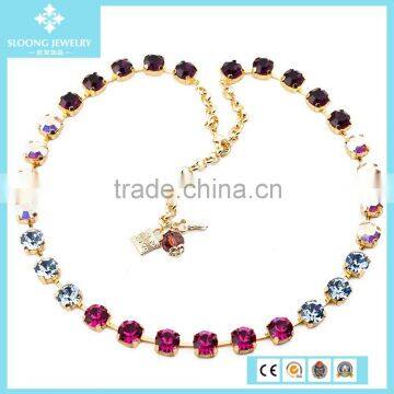 Hot Selling Nice Women Crystal Chain Necklace photo-3