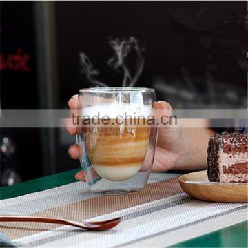Promotional Gift Drinking Double Wall Glass Coffee Cups/glass Bottle in 2016 Hot Sale photo-3