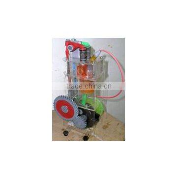 Transparent Four-strokes petrol engine educational equipment