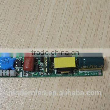 India bis led driver for led t8 tube 9w 18w