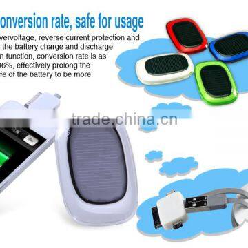 The portable Environmental protection solar mobile power bank