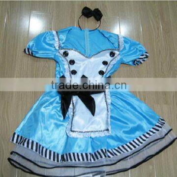 Fantasy French Maid Costume-Blue
