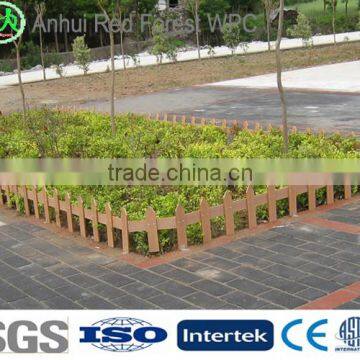 Wood Grain Timber Like Water Proof Eco Friendly WPC Products Outdoor Cheap Garden Fencing