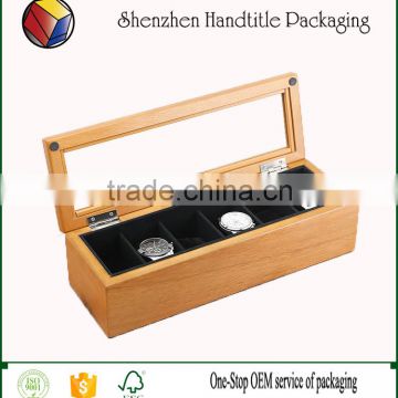 reliable supplier wooden watch box laser cutting logo