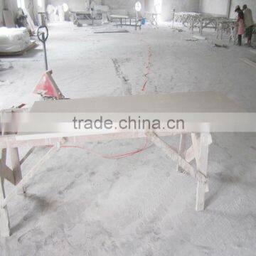 Simble Counter for Fast Food , Solid Surface Table Top With Stainless Table Base photo-4