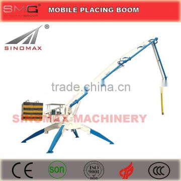 13m 15m17m 18m mobile hydraulic spider concrete placing boom