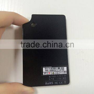 FCC approved personal card gps gprs gsm tracker with SOS,Over-speed alarm ,Voice surveillance