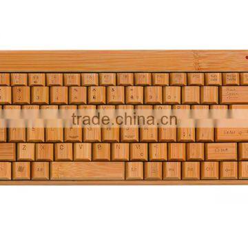 Top quality wooden cheap wireless bamboo keyboard and mouse