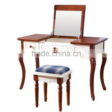 2016 mediterranean style new design good quality scalable dresser mirror