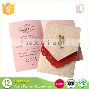 Chinese Royal Laser Cut Bengali Wedding Invitation Card photo-6