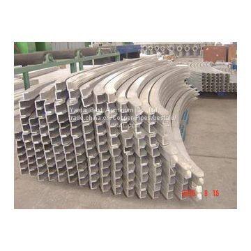 Aluminum bumper processing/Aluminum alloy bumper bent/Aluminum anticollision beam bending processing