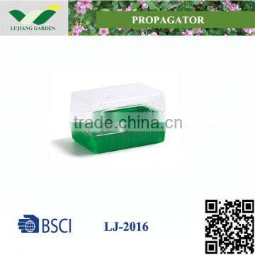 Indoor rectangle plastic planter trays for cutting plant propagation LJ-2016