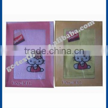 Kids Embroideried Coral Fleece Blanket