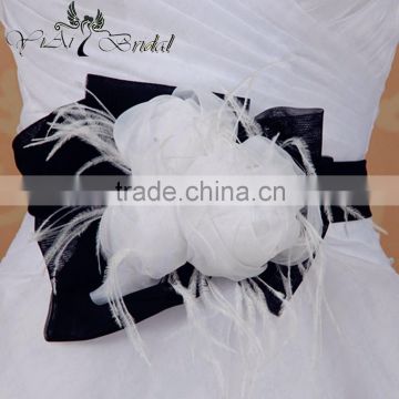 Exquisite Artificial Belts Bridal Gown flower Sash Formal Wedding Evening