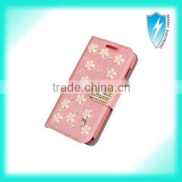 Diamond Case Wallet Flip Cases for IPhone, Bling Bling Style photo-3