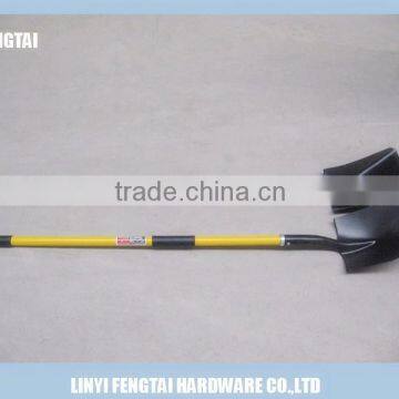 Farm Tool Long Fiberglass Handle Spade Shovel