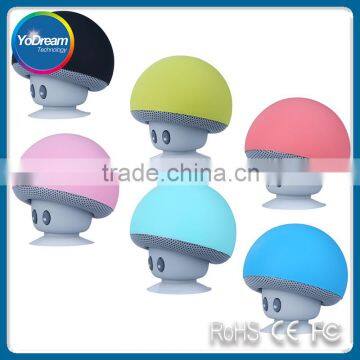 bathroom waterproof Bluetooth speaker size mushroom head sucker Car Handsfree Bluetooth Speaker