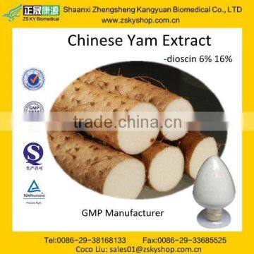 GMP Manufacture supply 100% Natural diosgenin wild yam extract