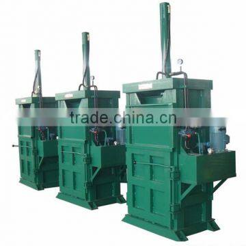 green color waste paper baler machine