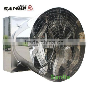 Poultry ventilation cone fan with SS frame