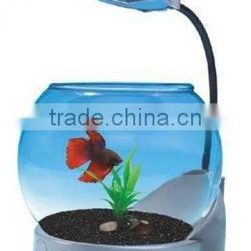 glass mini fish tank /mini aquarium/ mini desk fish tank