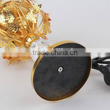 Wholesale New Style Leaf Carve Pattern Flower Shape Electric Incense Burner