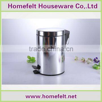 High quality round metal mesh trash can