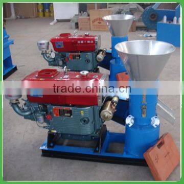 Flat pie wood sawdust pellet making machine for sale