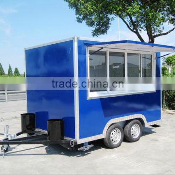 Towable food concession trailer used mobile kitchens used food trucks for sale in germany/mobile food trucks