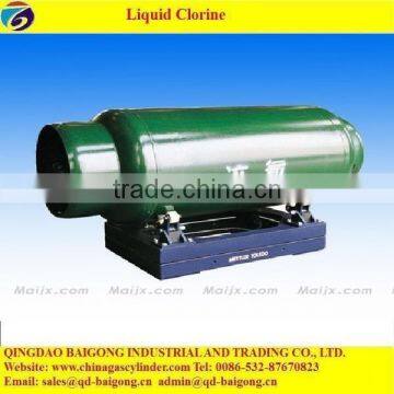 welded cylinder for liquid chlorine cylinder