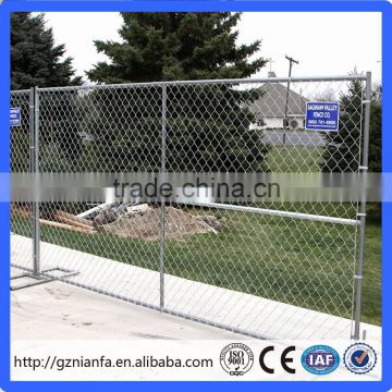 Galvanized temporary chain link fence panel (Guangzhou Factory)