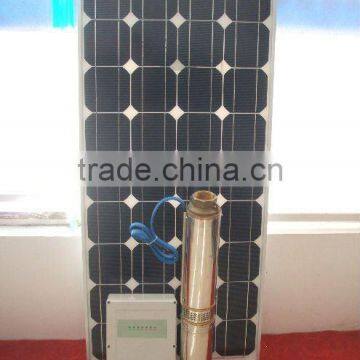 4inch water filled 48v72v150v220v300v Solar deep well Pumps