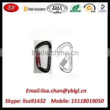 Custom Blue Anodized Aluminum Climbing Carabiner With Big Breaking Power photo-2